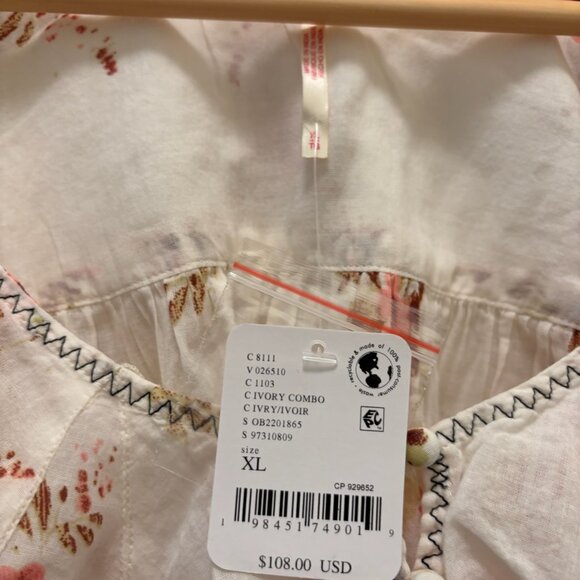 Free People Camilla Printed Blouse NWT* - Picture 6 of 7